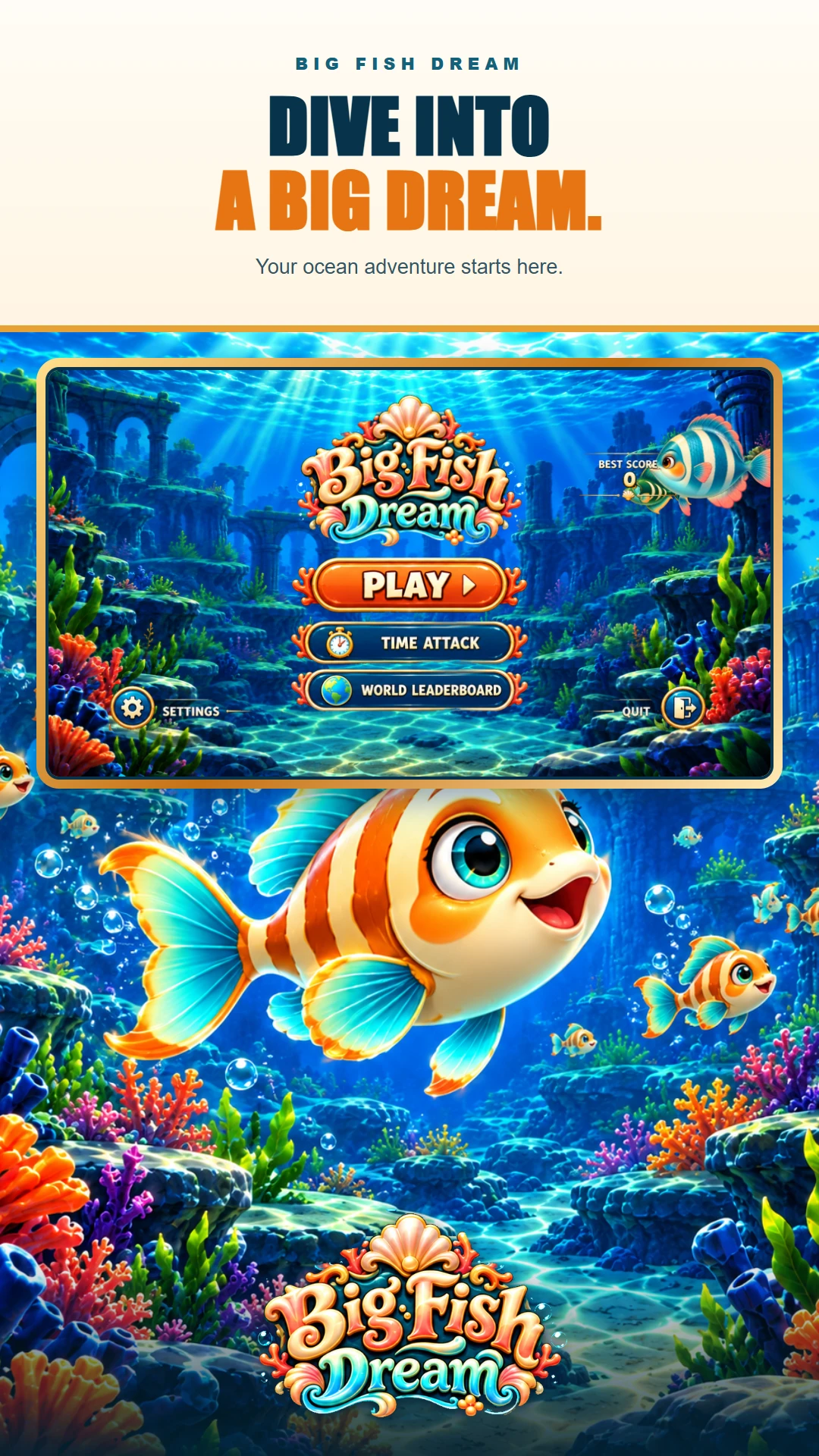 dive in promotional screenshot